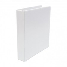 White 3 Ring Clear View Binders White 3 Ring Clear View Binders